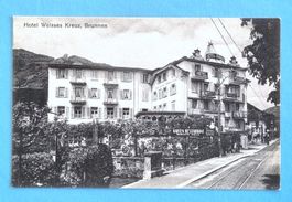 Brunnen - Hotel Weisses Kreuz - Strassenbahn Geleise -