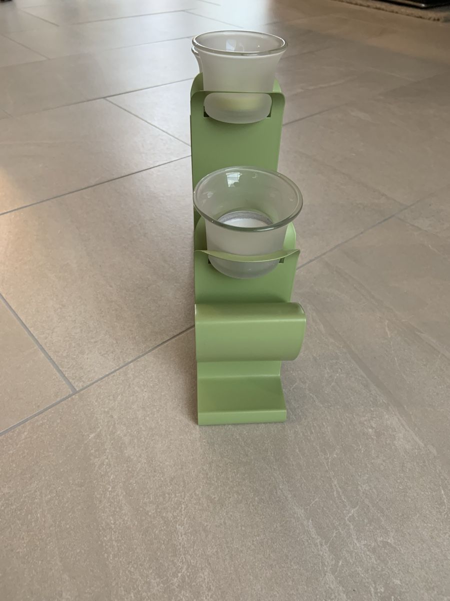 Partylite Portacandele: Kerzenhalter 6-teilig in grün – Usato da Giswil venduto da Pingu109 3