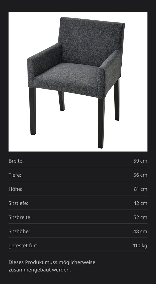 Ikea Sedie: IKEA Märenäs 6x Esszimmer-Stühle – Usato da Weiach venduto da TaSaSc 3
