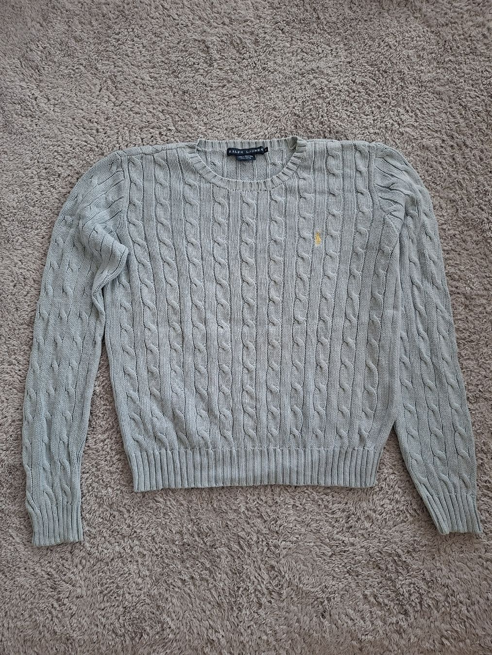 Ralph Lauren Maglioni & Felpe: Pull Ralph Lauren maille torsadée gris taille M – Usato da Renens VD venduto da ser_j2fn