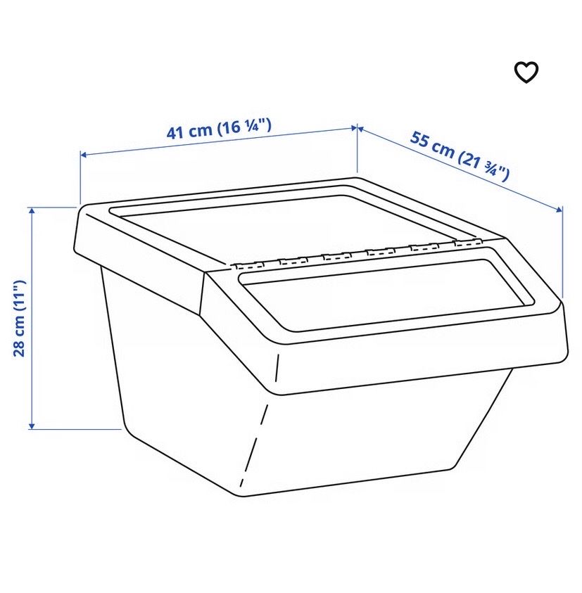 Ikea Contenitori & Simili: 3 Sortierbehälter mit Deckel weiss 37L – Usato da Emmenbrücke venduto da publikum 3