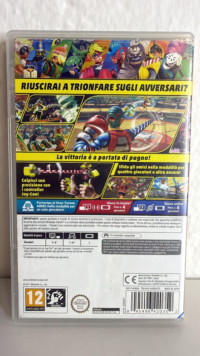 Spiele: Nintendo Switch Spiel "ARMS" - Super Zustand – Gebraucht aus Ehrendingen von lax21 1