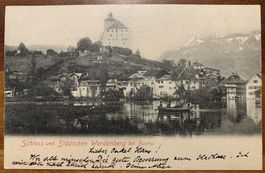 Ansichtskarte Werdenberg b. Buchs 1905