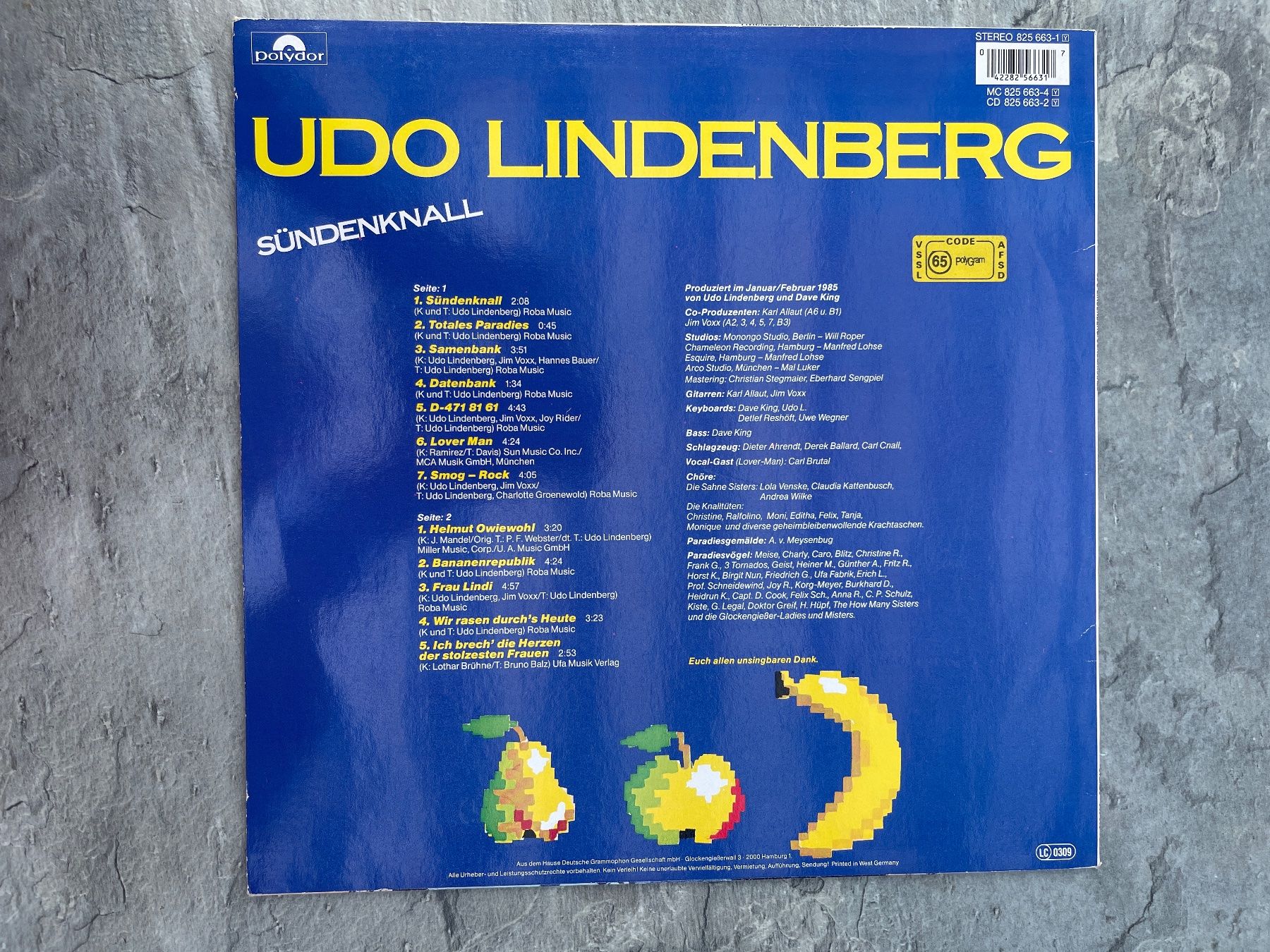 Dischi in vinile: A446/Udo Lindenberg Sündenknall – Usato da Frutigen venduto da Philippe_jsp 1