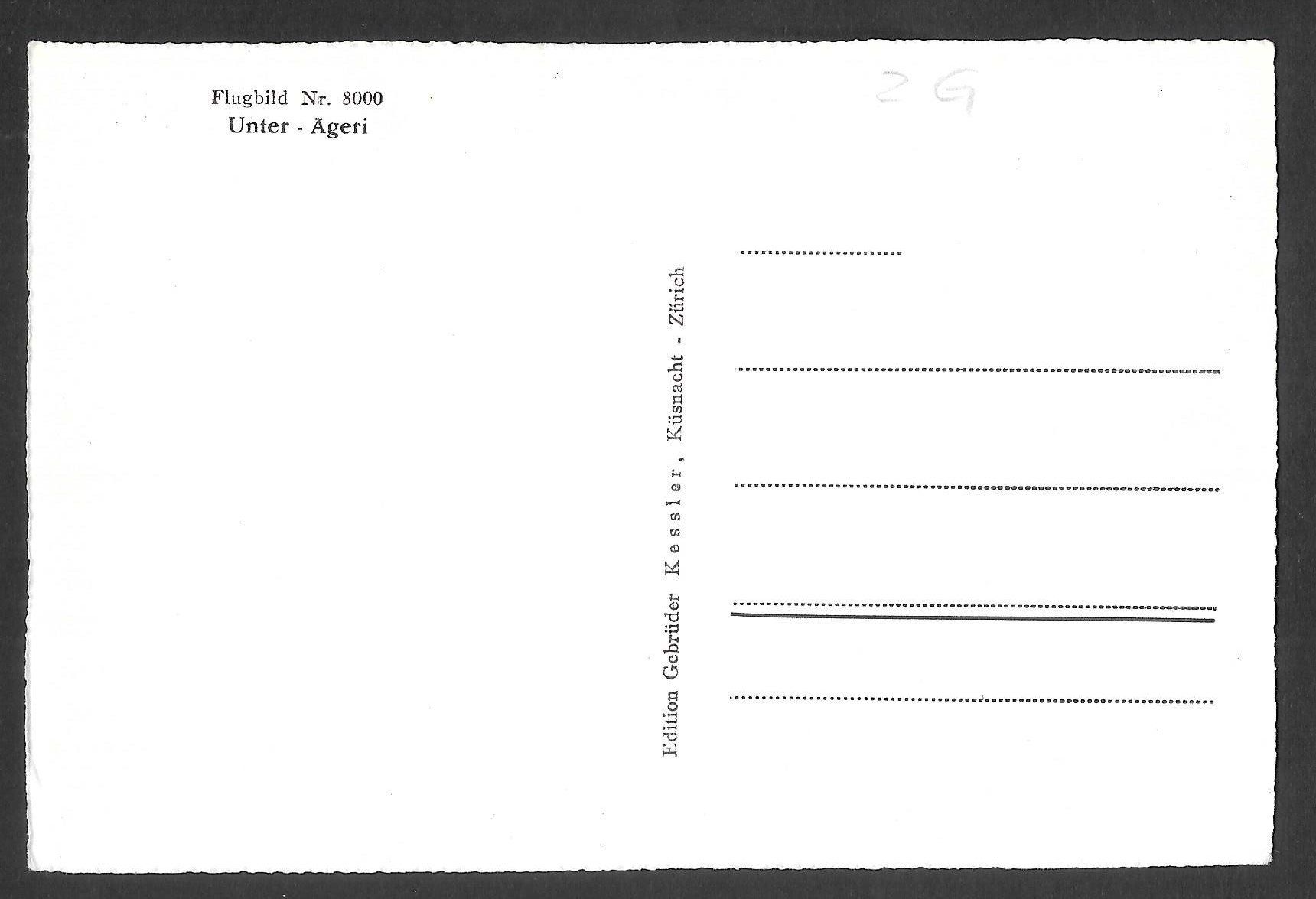 Cartoline postali: Unterägeri Flugaufnahme – Usato da Olten venduto da clotaldi 1