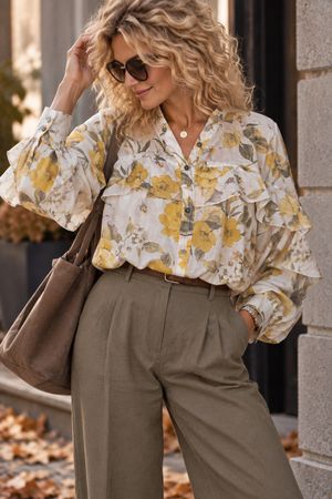 MEGA hübsche luftige Bluse aus 100% Cotton Gr.L  NEU