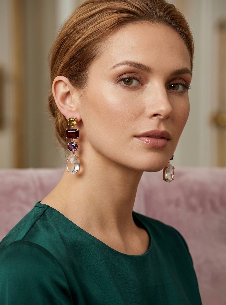 Ohrringe & -stecker: Paire de boucles d'oreilles multicolores – Neu und originalverpackt aus St-Maurice von Sandrinette123 3