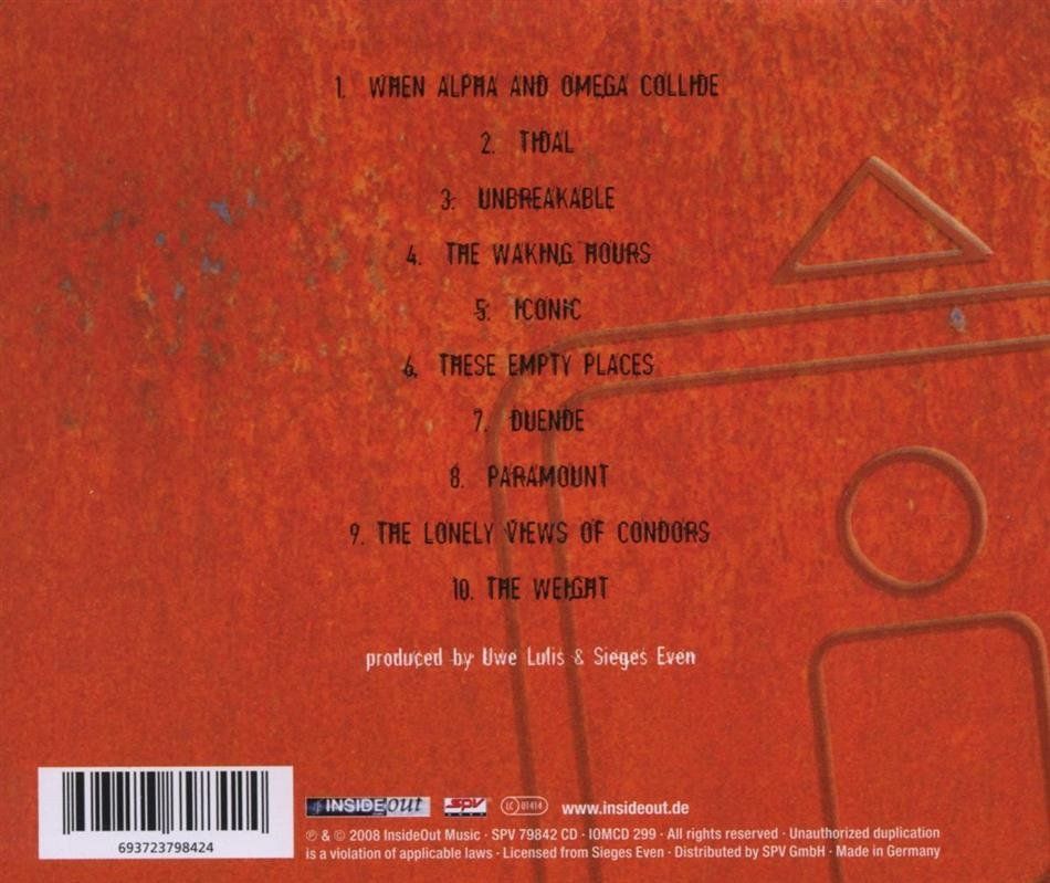 CD: Sieges Even       Playgrounds   2008 – Usato da Forch venduto da Haui2 1