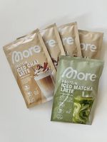 MORE Protein Iced Latte Probierpaket  4 × Chai & 1 × Matcha