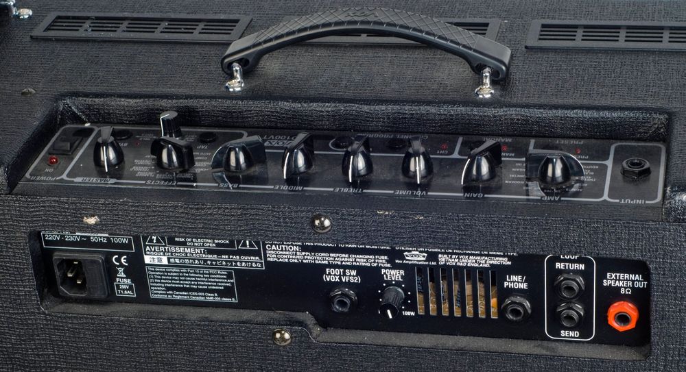 VOX VT100 100W 2x12 Guitar Valvetronix Combo Amp (Chrome) Kaufen auf