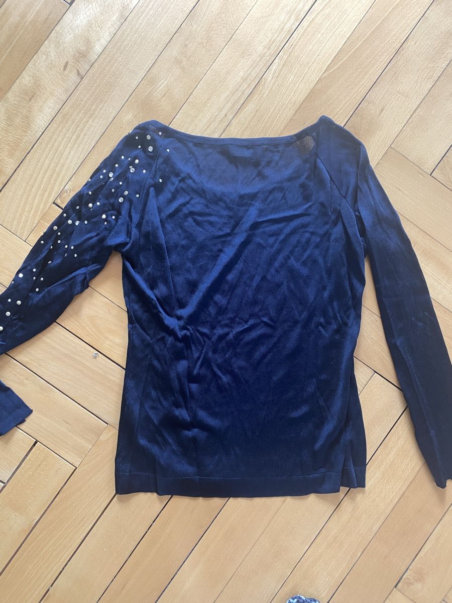 Top: Top viscose bleu Daniela Drei – Usato da Küssnacht am Rigi venduto da CALIFRASQUI 2