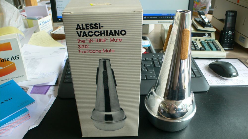 Sordina Per Tromba Bach 63001C &ndash; Sughero Muto Alessi-Vacchiano, Nuova
