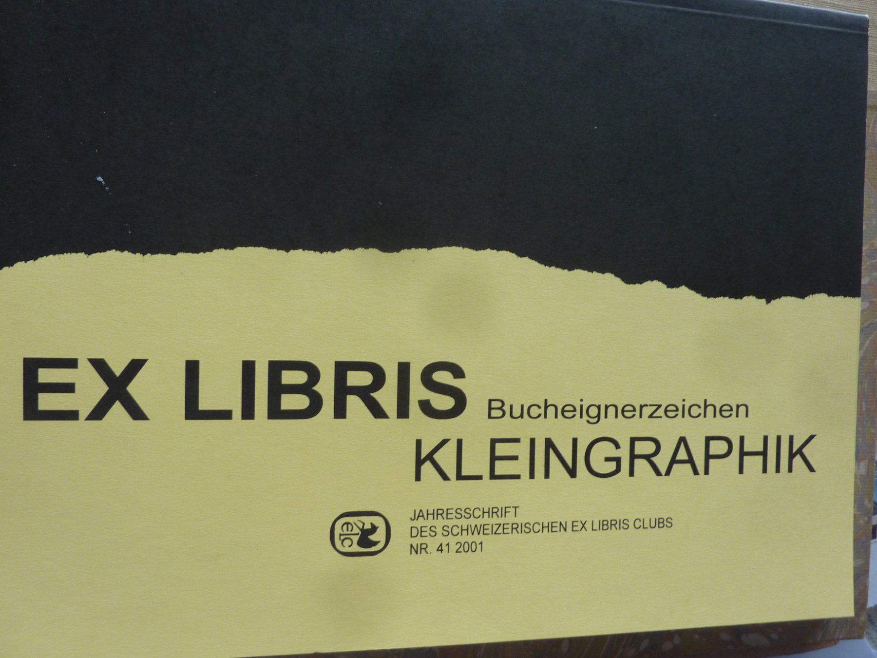 Libri: EXLIBRIS BUCHEIGNERZEICHEN KLEINGRAPHIK JAHRESSCHRIFT41/2001 – Usato da Zürich venduto da Rrehsuah