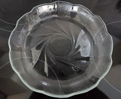 5 Glas Dessertschalen / Salatschalen mit Wirbelmuster
