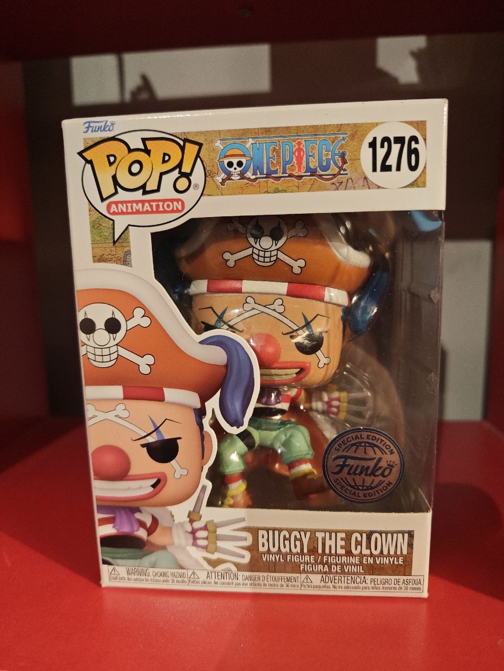 Funko Pop! Animation: One Piece - Buggy The Clown #1276 (Neu und ...