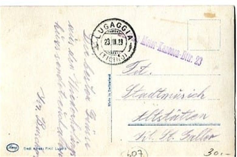 Ansichtskarten: Tesserete – Gebraucht aus Ottikon b.Kemptth. von Neptun1974 1