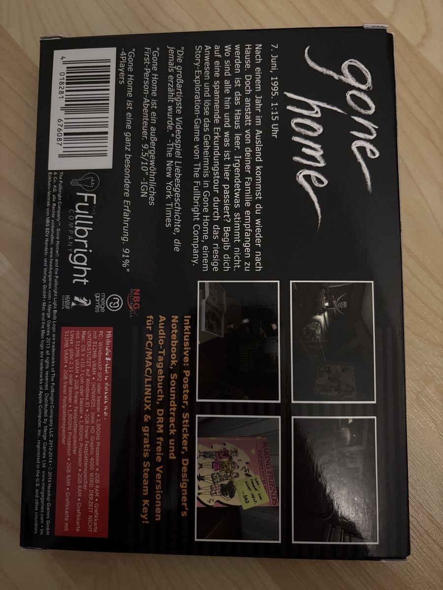 Giochi: gone home – Usato da St. Gallen venduto da sabrina_19 1