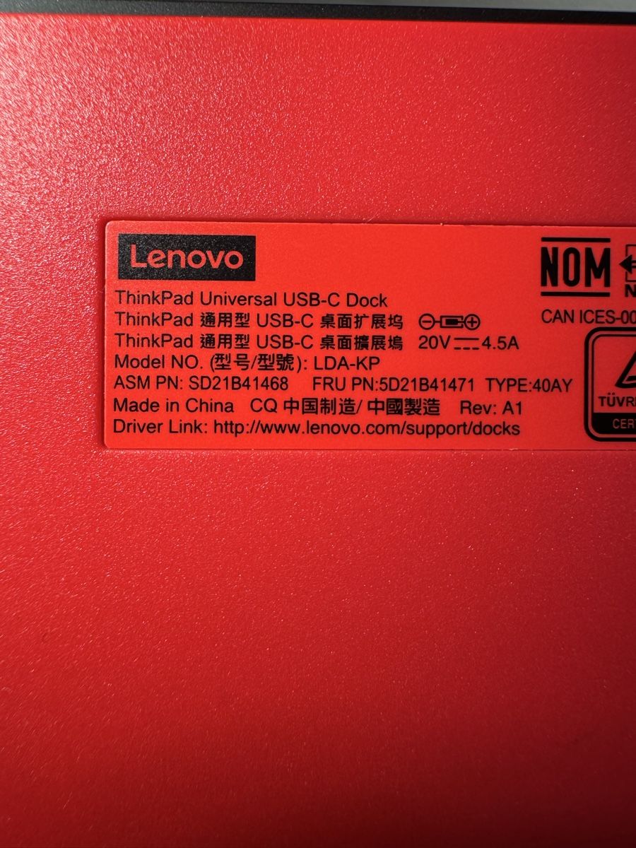 Lenovo Docking station: Lenovo ThinkPad Universal USB-C Dock – Nuovo (secondo la descrizione) da Winkel venduto da rap_rb6z 4