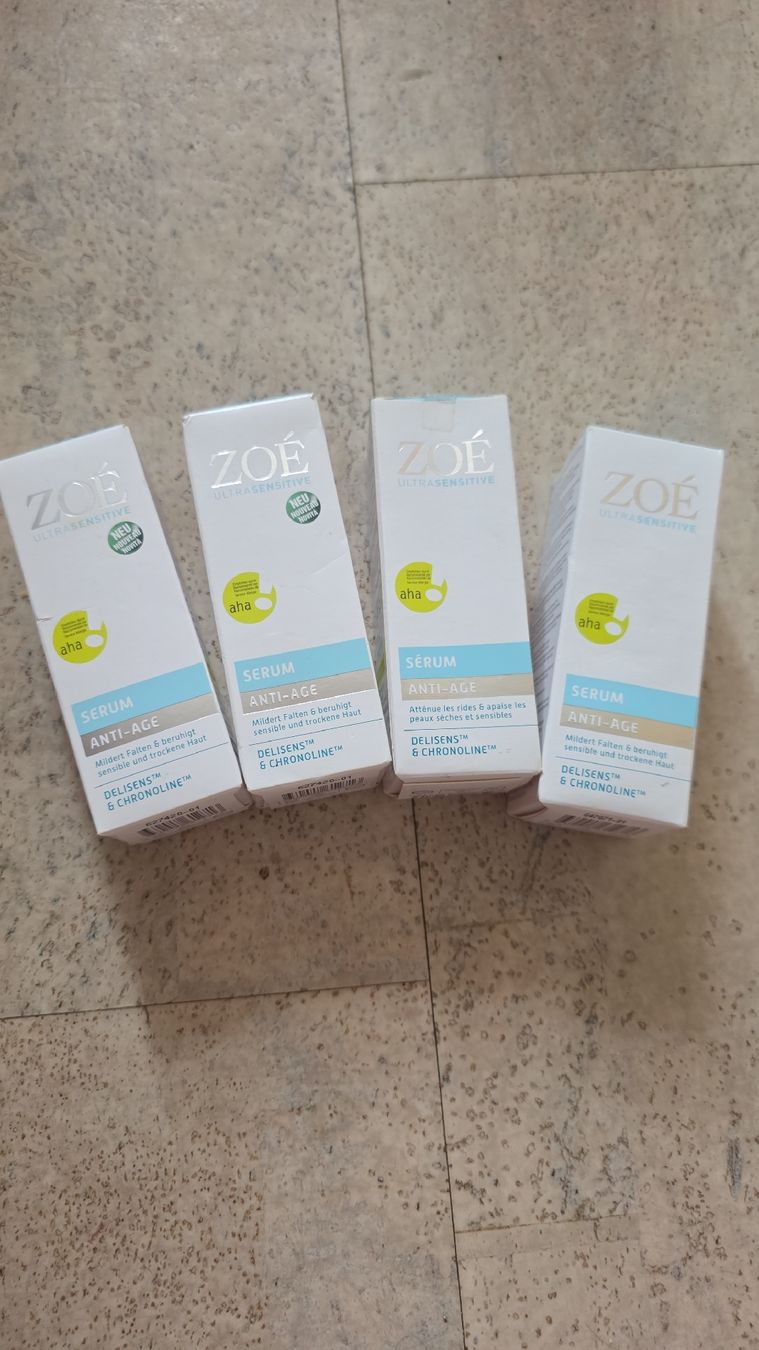 Cura del viso: ZOÉ Serum Anti-Age 4x neu – Nuovo e nell'imballaggio originale da Birrhard venduto da 123Bluemekopf123