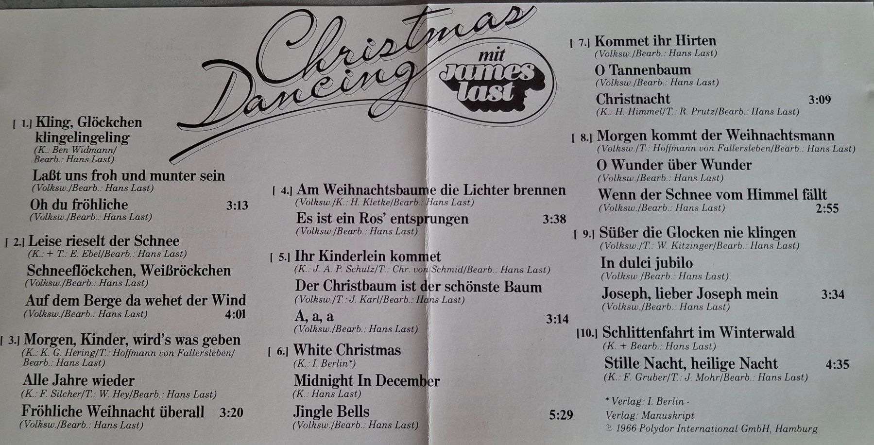 CD: James Last - Christmas Dancing – Usato da Reinach BL venduto da Chela04 1