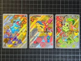 Pokemon First Partner Series 2 | 2nd Gen Johto Trio Cards EN