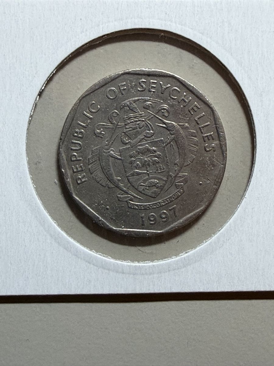 Tutti le monete: Seychelles - 5 roupie - 1997 – Usato da Payerne venduto da Mike1682 1