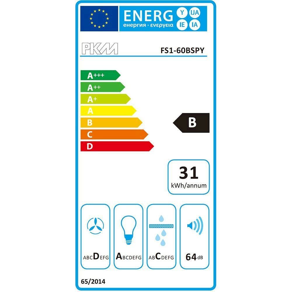 Hottes de ventilation: PKM Einbau-Dunstabzugshaube FS1-60BSPY – Neuf avec emballage d'origine à Bottighofen par zaap 2