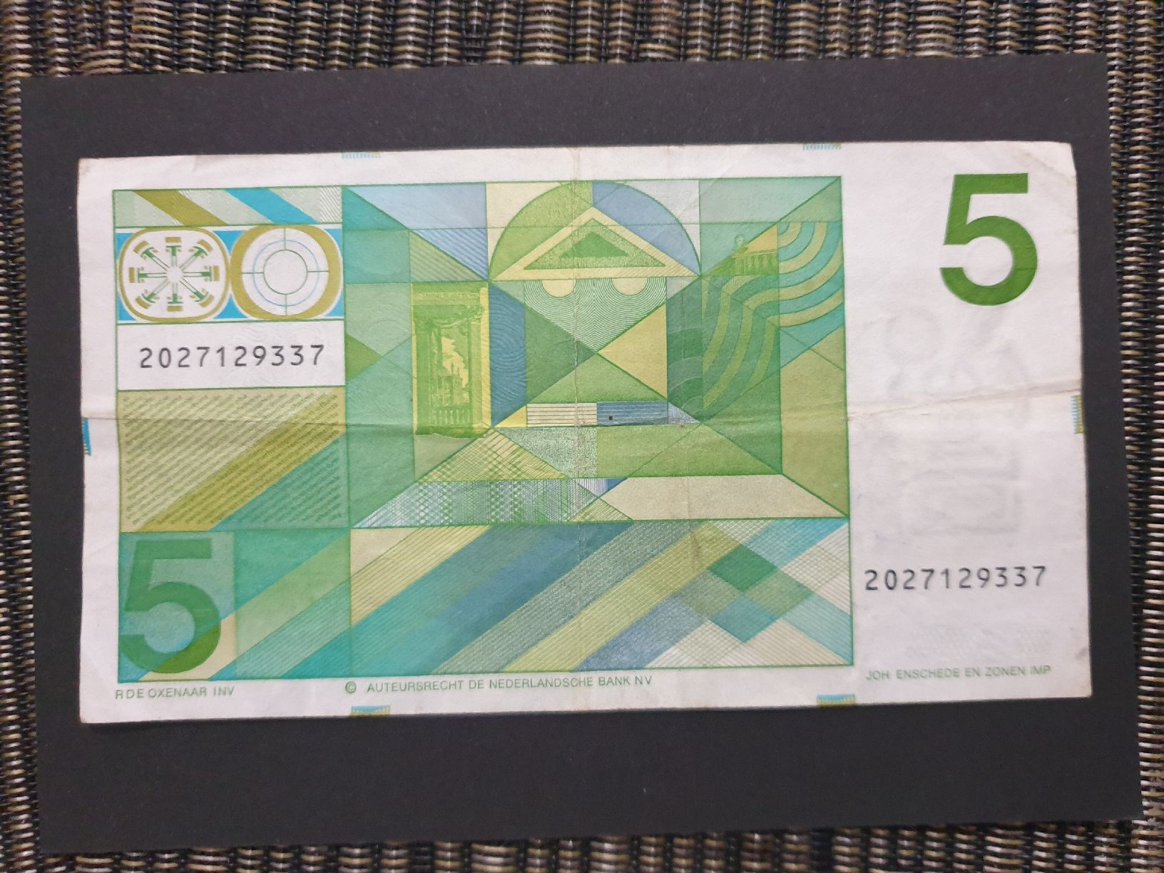 Billets de banque: Hollande 1973 5 gulden – D'occasion à Versoix par rucio 1