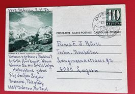 BILDPOSTKARTE BILD UND STEMPEL MÜRREN BERNER OBERLAND 1964
