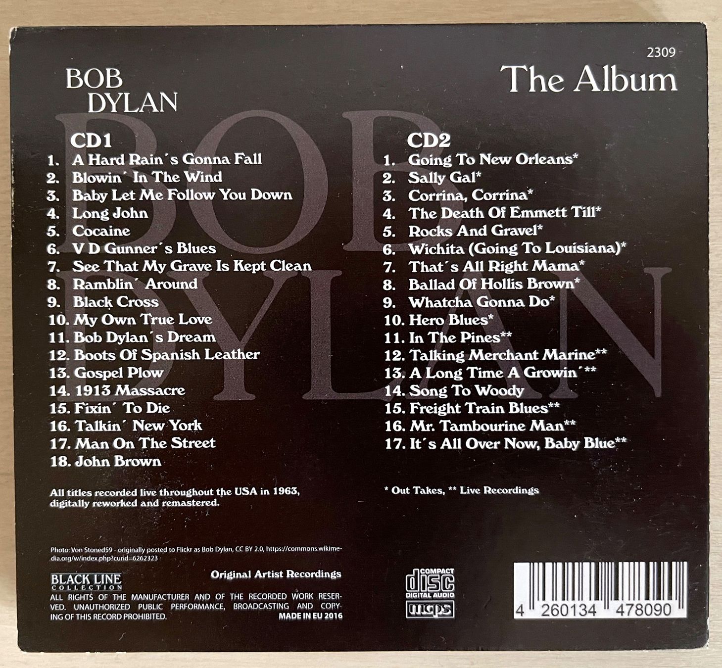 CD: Bob Dylan - The Album 2CD – Usato da Bern venduto da hippoism 1