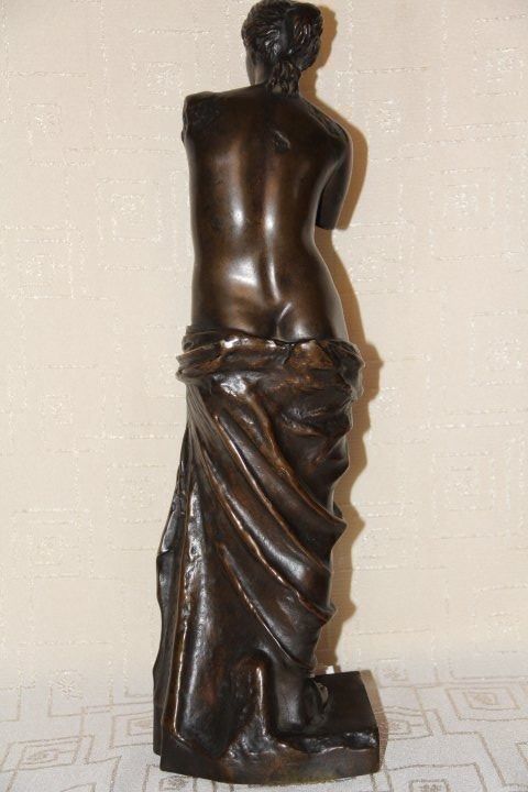 Sculture & Statue: Antique sculpture en bronze signe . – Usato da Praz (Vully) venduto da pikuluka1 2