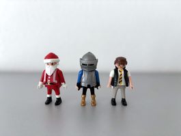 Playmobil Figur Weihnachtsmann Ritter Büroangestellter
