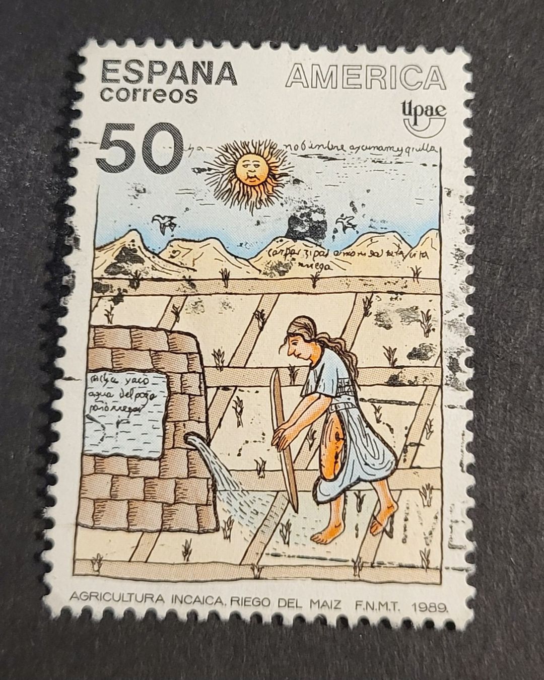 Tutti i francobolli: Spanien 1989 Landwirtschaft briefmarke – Usato da St Gallen venduto da Stampsalshobby