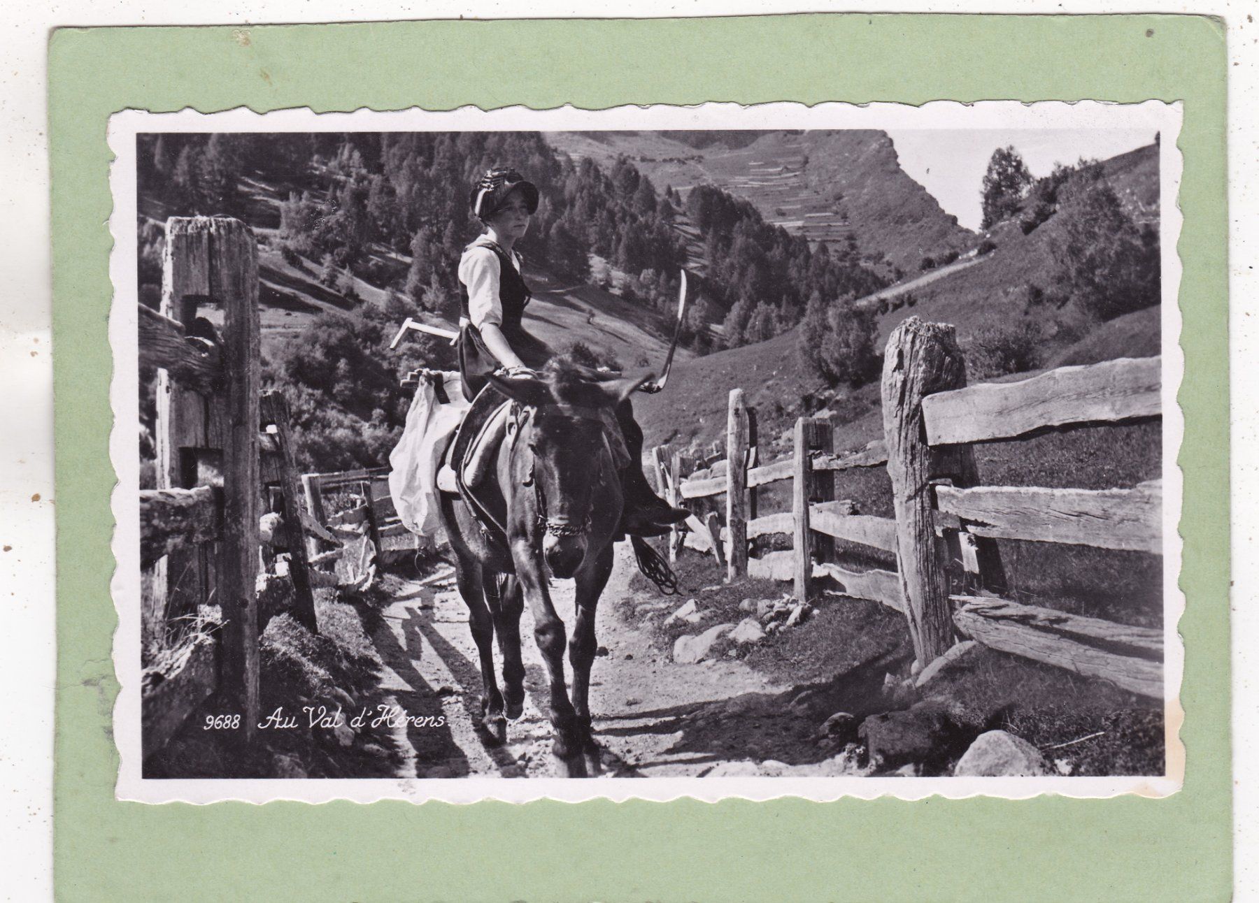 Cartoline postali: Au Val d' Hérens – Usato da Herisau venduto da Lisegrat2008