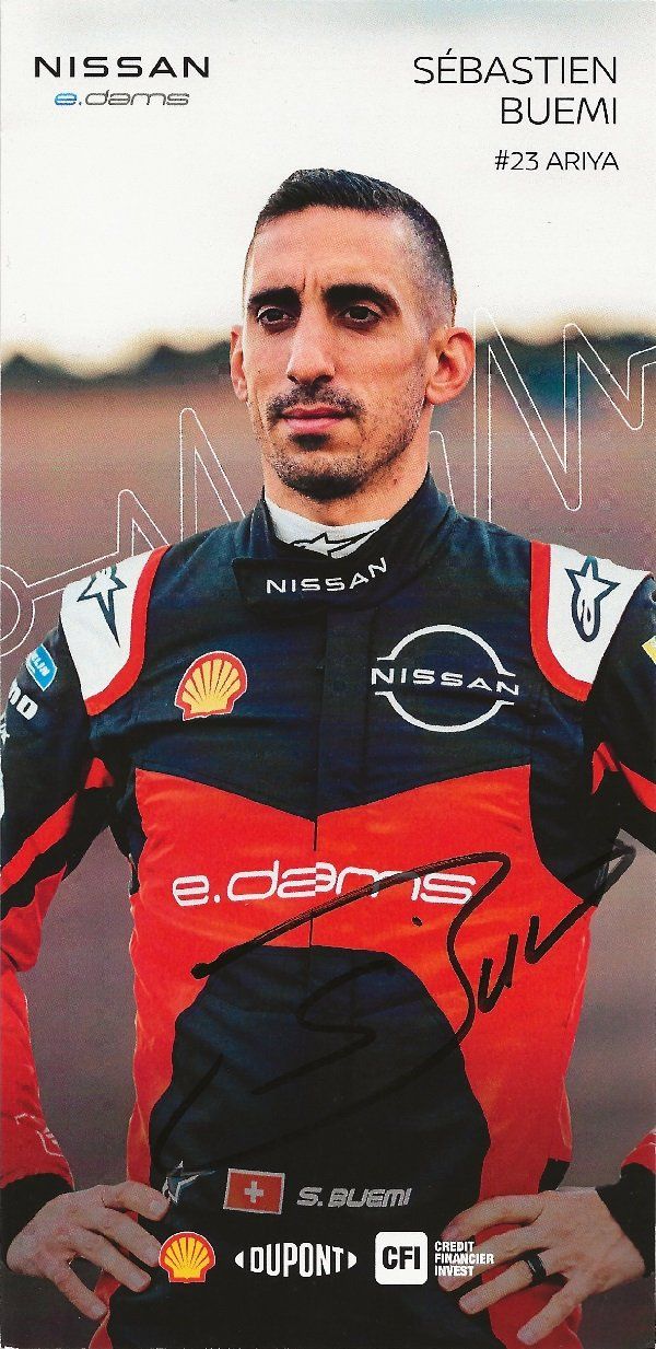 Autogramme: Autogrammkarte Sébastien Buemi 2022 – Gebraucht aus Solothurn von F1shop1