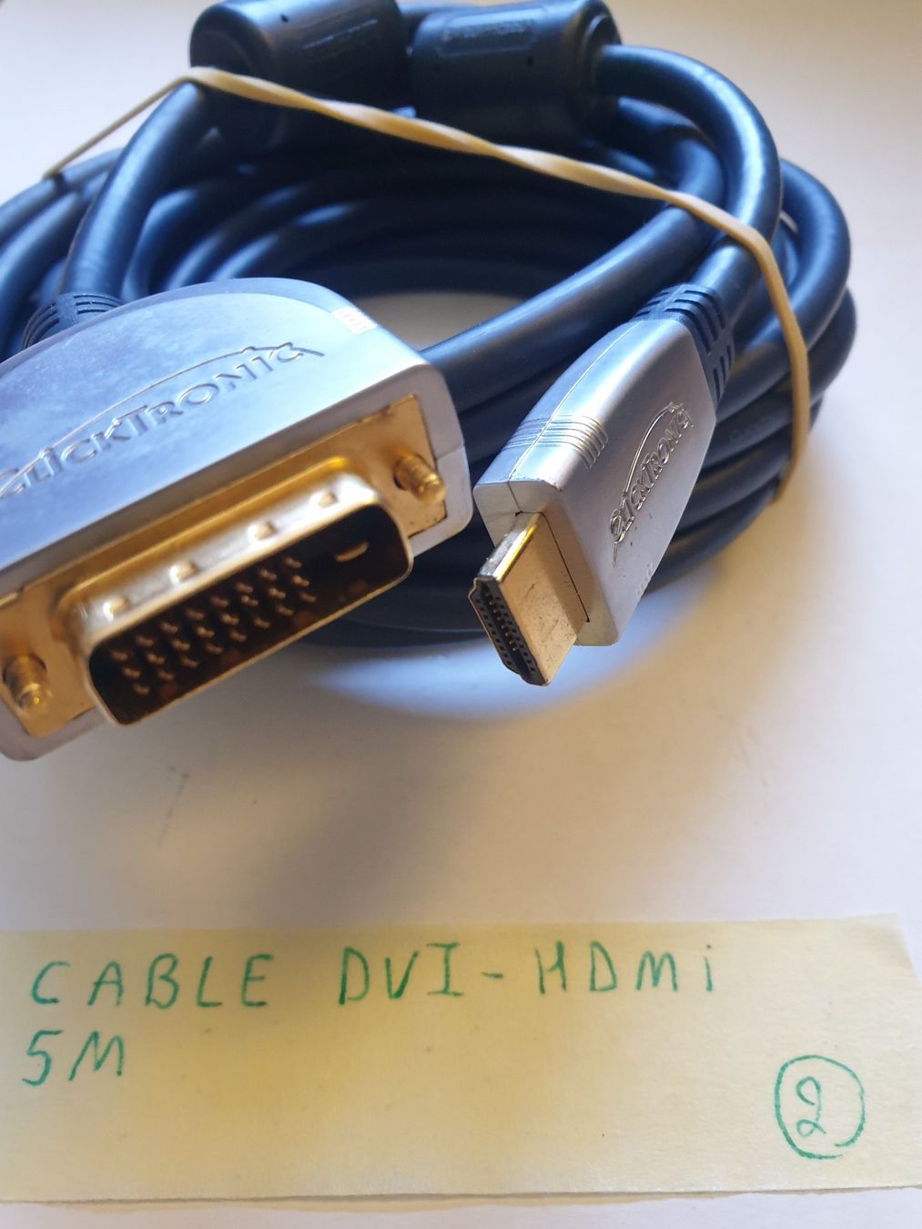Kabel: Câble HDMI to DVI / 5m – Gebraucht aus Moudon von Amaroli7