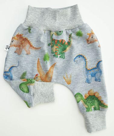 Neugeborene Sweat Pumphose mit Dinosaurier Gr.50/56 NEU