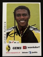 Signierte Karte Eseosa Patrick BSC Young Boys Fussball YB