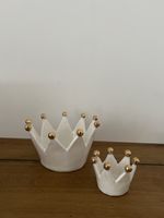 2er Set Deko Kronen,Kerzenhalter,,Landhaus,ShabbyChic