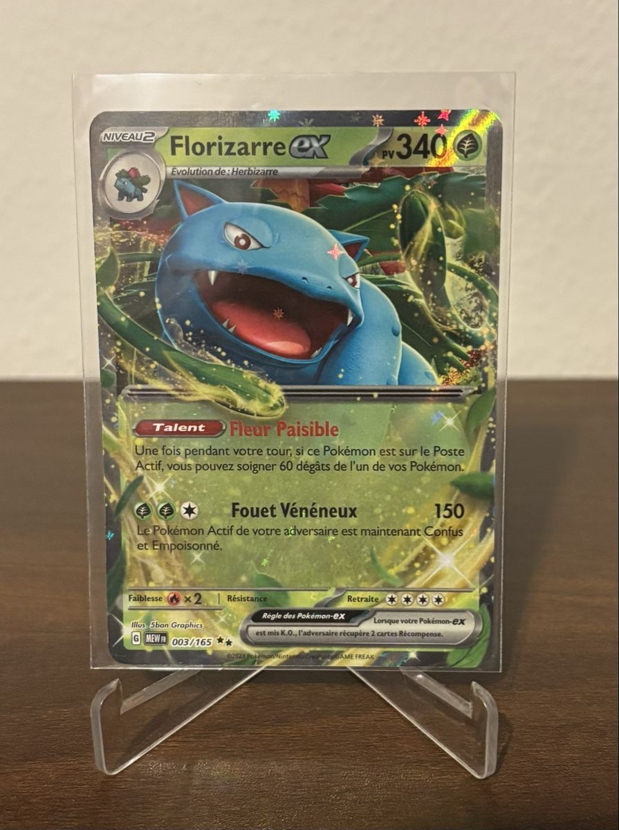 Pokémon Carte collezionabili: Carte Pokémon Florizarre EX 151 ! – Usato da Grand-Lancy venduto da Mario64