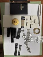 Lot de pièces horlogères Omega Cartier Patek IWC divers