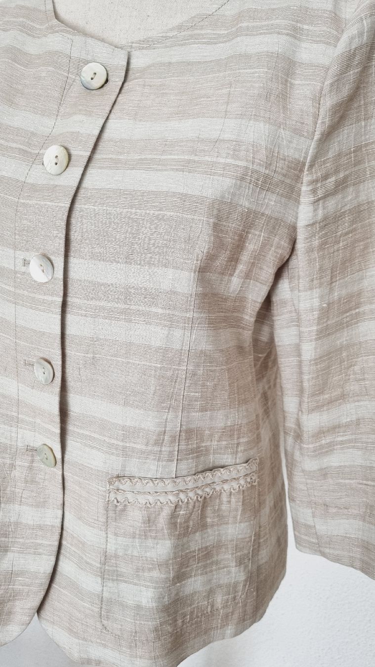 Jacken: Exklusiver Sommer-Blazer von "Andrè Maurice" Gr. 38 – Gebraucht aus Schneisingen von backstore24 1