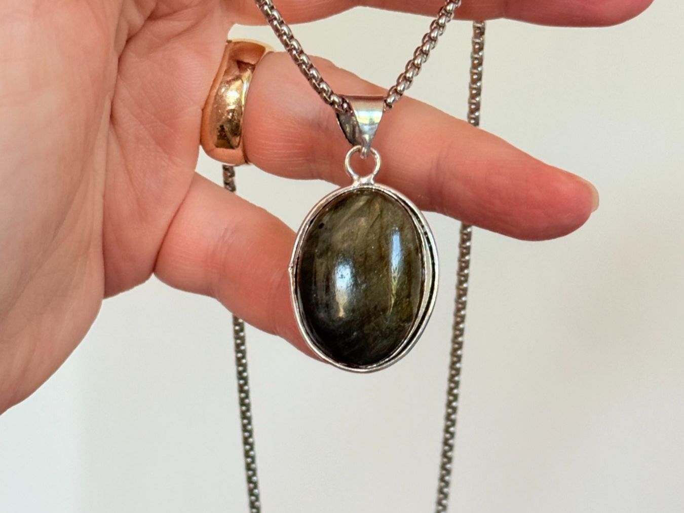 Catenine: Collier labradorite, élégant et tendance ✨ – Nuovo (secondo la descrizione) da Genève venduto da AWWA 9