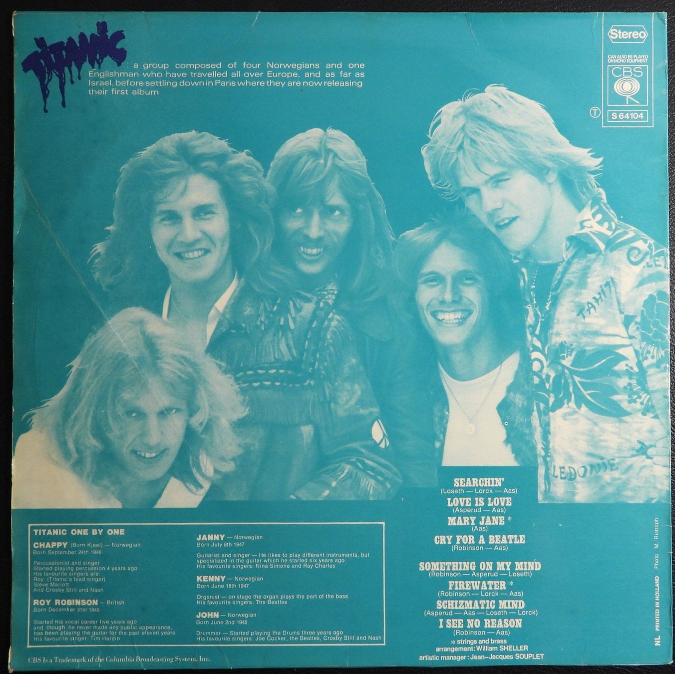 Vinyles: Titanic LP 1970 – D'occasion à Dübendorf par mar_85sd 1