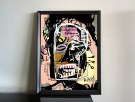 Neo Pop Art Expressionismus Kunst - RAW Face - Modern Street