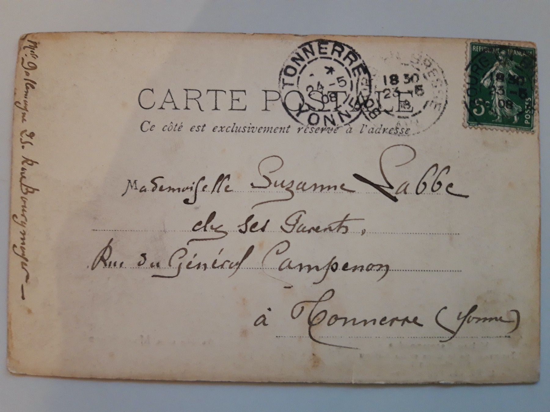 Ansichtskarten: Geneve Hotel Pension Frey 1908 – Gebraucht aus Sargans von nicsam1815 1