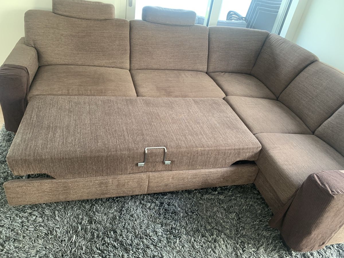 Divani: Ecksofa braun mit Schlaffunktion (Siehe Fotos) – Usato da Immensee venduto da vgitter 8