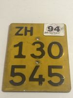 Nummernschild ZH 130 545 (S13)
