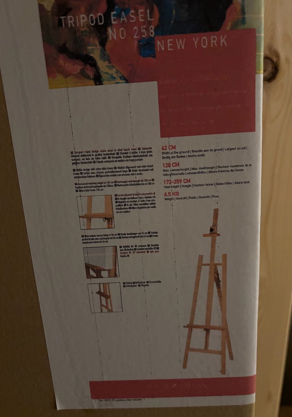 Cavalletti: Easel Studio New York 258 Talens – Nuovo e nell'imballaggio originale da Cournillens venduto da aese01 1