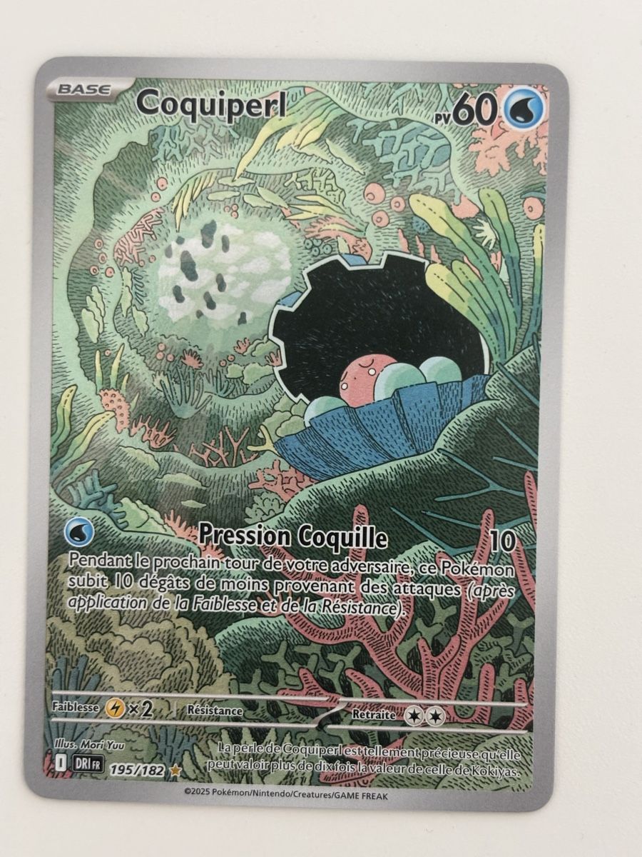 Pokémon Carte collezionabili: Carte Pokémon COQUIPERL dri 195 fr – Nuovo (secondo la descrizione) da lausanne venduto da helderj